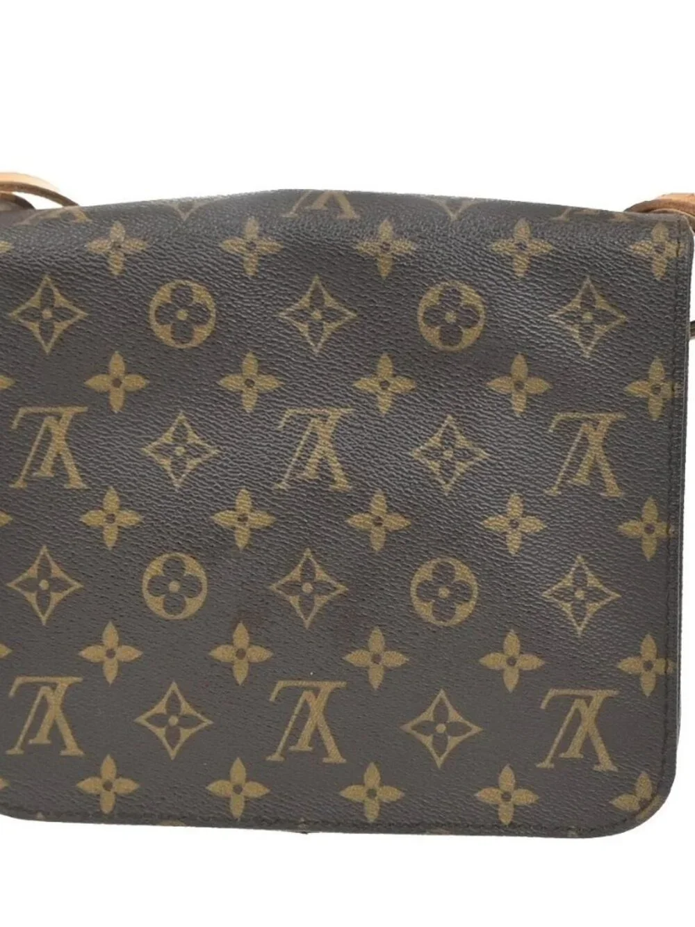 LOUIS VUITTON Cartouchiere MM Shoulder Bag Monogram Leather Brown M51253 83KC660 - Picture 4 of 16